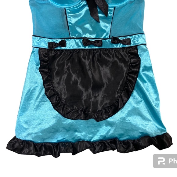 Native Intimates  French Maid Padded Underwire Lingerie - Picture 3 of 7